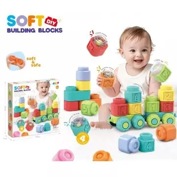Puha építőkocka készlet - 32 db-os Olcsóbb