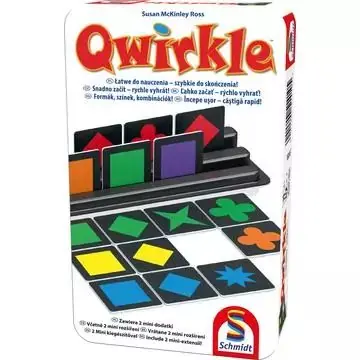Qwirkle társasjáték fémdobozban Újdonság
