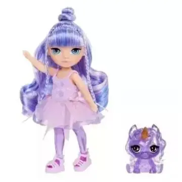 Prémium Rainbow High Littles Szivárvány tündér baba – Amethyst