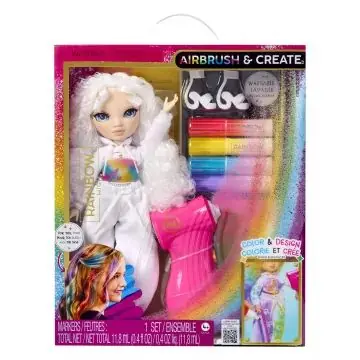 Ne maradj le Rainbow High Airbrush Create színezhető baba festékszóróval - Zöld szemű