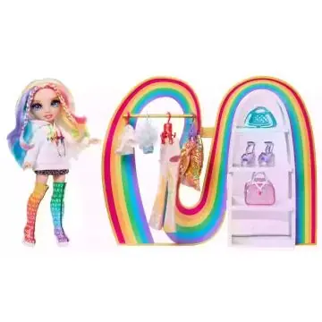 Bestseller Rainbow High Amaya szivárvány gardróbja játékszett