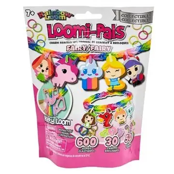 Rainbow Loom Happy Loomi-Pals® – Tündérek - Karkötő készítő szett Szezonális akció