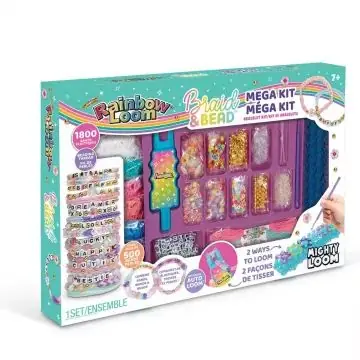 Legkelendőbb Rainbow Loom Óriás gumikarkötő- és gyöngyfűző készlet