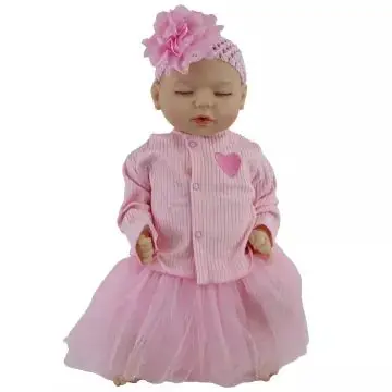Reborn kislány játékbaba kiegészítőkkel 3 – 43 cm Prémium
