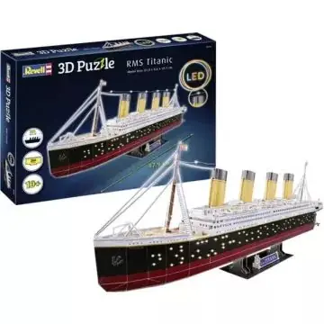 Vásárlói kedvenc Revell - RMS Titanic - LED edition, 3D Puzzle