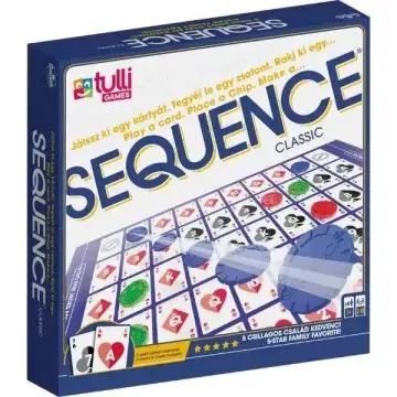 Különleges ajánlat Sequence Classic társasjáték - új kiadás CSOMAGOLÁSSÉRÜLT