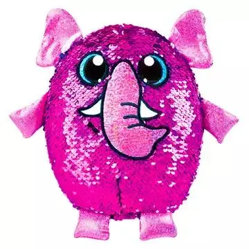Simiflitter elefánt figura - 20 cm, pink - kék Alacsony ár