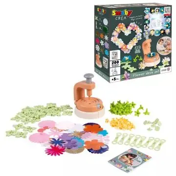 Akció Smoby Crea Virágkészítő szett - 200 db-os