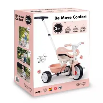 Smoby 3 az 1-ben Be move Confort szülőkaros tricikli Szuper ajánlat
