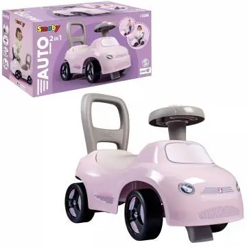 Árengedmény Smoby Auto Ride-on átalakítható járássegítő bébitaxi - rózsaszín