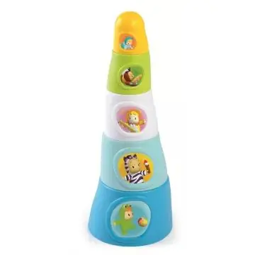 Smoby Cotoons Happy Tower toronyépítő játék - kék Nézd meg most