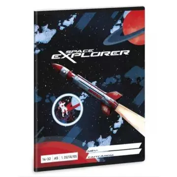 Korlátozott ajánlat Space Explorer Vonalas füzet - 1. osztályos, A/5-ös