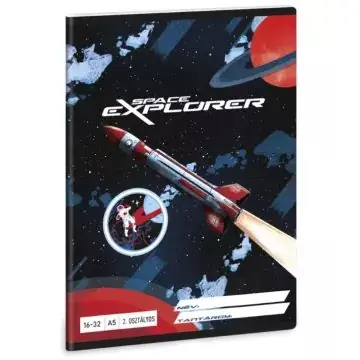 Kedvezmény Space Explorer Vonalas füzet - 2. osztályos, A/5-ös