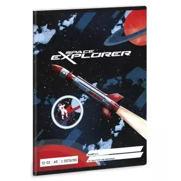 Space Explorer Vonalas füzet - 3. osztályos, A/5-ös Vásárlói kedvenc