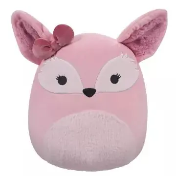 Legkelendőbb Squishmallows Miracle a rózsaszín sivatagi róka, masnival - 30 cm