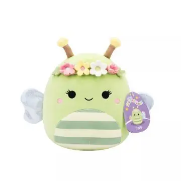Squishmallows Sybil, a zöld méhecske virágkoronával - 20 cm Nézd meg most