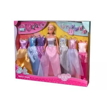 Gyors kiszállítás Steffi Love Princess Fashion divatbaba ruhákkal