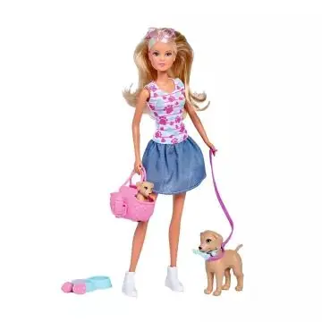 Árcsökkenés Steffi Love Puppy Walk kutyasétáltatós játékszett
