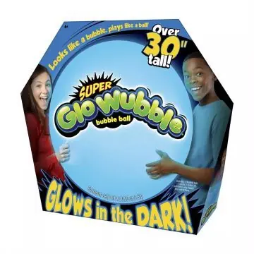 Super Wubble Csodálatos bubi labda, sötétben világító - 75 cm, kék Ajánlat