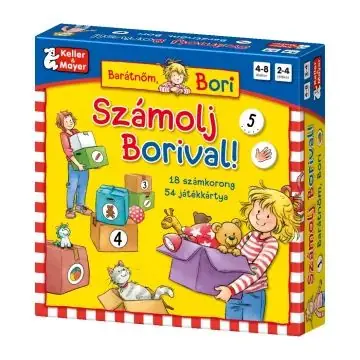 Számolj Borival! társasjáték Azonnal elérhető