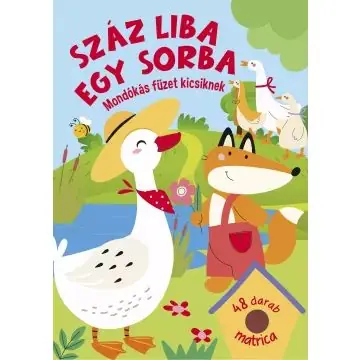 Száz liba egy sorba matricás foglalkoztató Újdonság