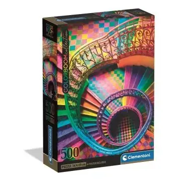 Színes lépcsők puzzle - 500 darabos Biztonságos vásárlás