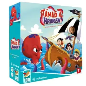 Szuper akció Támad a kraken! társasjáték