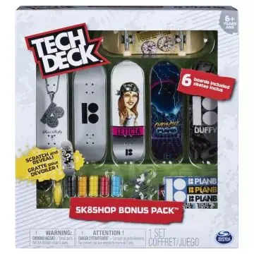 Tech Deck Ujjgördeszka válogatás - 6 db-os, többféle Árengedmény