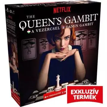 Szuper akció The Queen‘s Gambit A vezércsel társasjáték