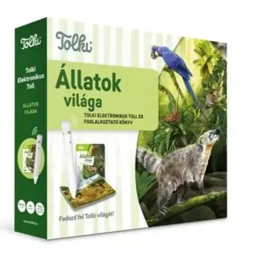 Újdonság Tolki Állatok világa interaktív foglalkoztató könyv - készletben