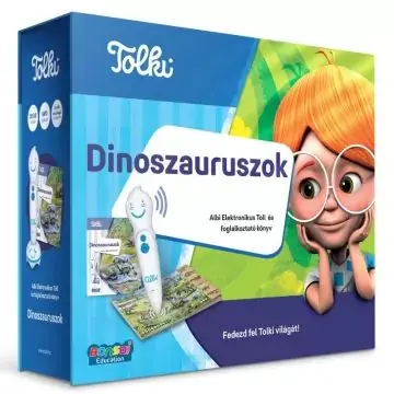 Nézd meg most Tolki Dinoszauruszok interaktív foglalkoztató könyv készletben