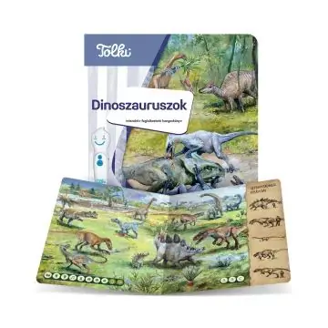 Tolki Interaktív foglalkoztató hangoskönyv - Dinoszauruszok Exkluzív ajánlat