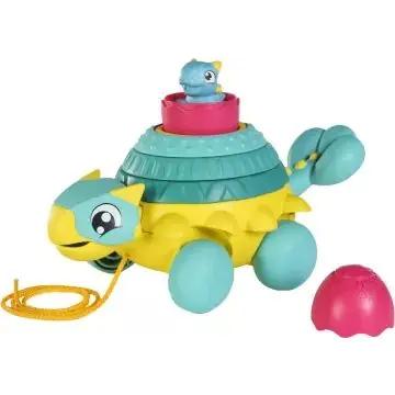 Bestseller Tomy Toomies Jurassic World építhető, húzható Ankyloszaurusz bébijáték