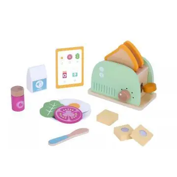 Kedvezményes ár Tooky Toy Fa kenyérpirító kiegészítőkkel