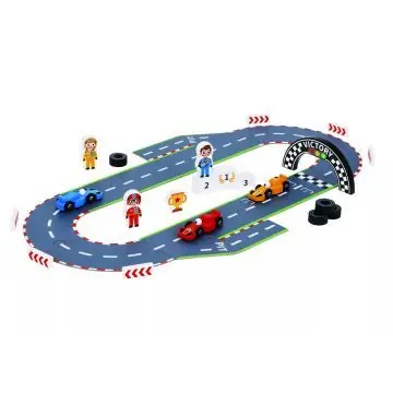Akciós ár Tooky Toy Fa versenypálya készlet
