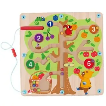 Tooky Toy Gyümölcsszüret mágneses ügyességi játék Szuper ajánlat