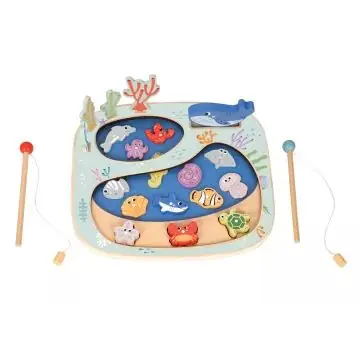 Tooky Toy Horgászjáték, fa Olcsó