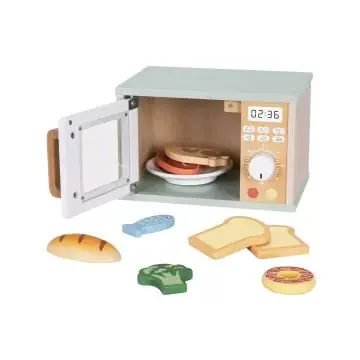 Tooky Toy Játék mikrohullámú sütő, fa Vásárlói kedvenc