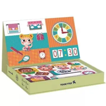 Akció Tooky Toy Mágneses puzzle dobozban - csodás nap