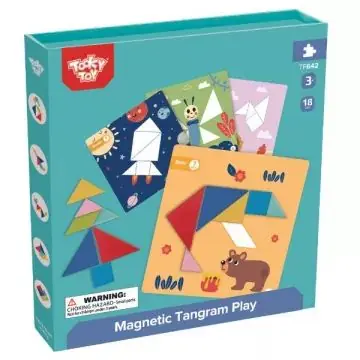 Tooky Toy Mágneses tangram képkirakó Alacsony ár