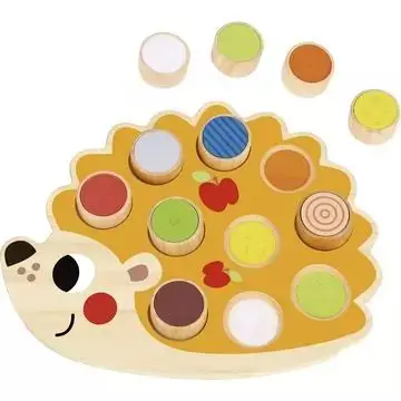 Árengedmény Tooky Toy Szenzoros foglalkoztató tábla - Süni