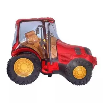 Traktor fólia lufi, piros - 35 cm Korlátozott ajánlat