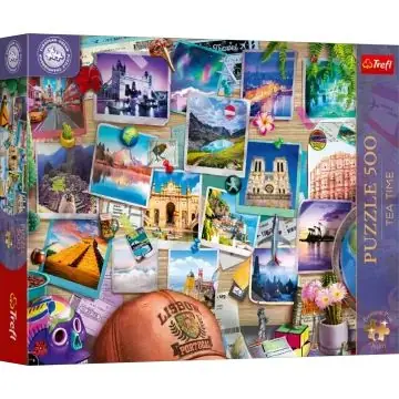 Trefl Premium Plus European Puzzle Championship Utazás - 500 darabos puzzle Újdonság