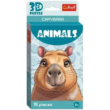 Vedd meg most Trefl 3D-s Kapibara puzzle - 17 darabos