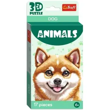 Vásárlói kedvenc Trefl 3D-s Kutya puzzle - 17 darabos