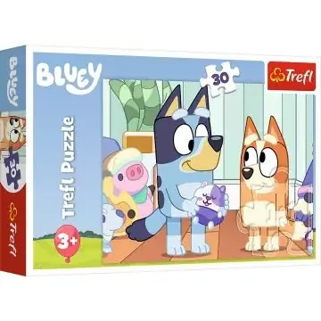 Ne maradj le Trefl Bluey - 30 darabos puzzle