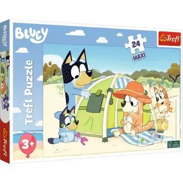 Alacsony ár Trefl Bluey remek napja - 24 darabos puzzle
