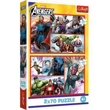 Olcsó Trefl Bosszúállók, Légy te is szuperhős - 2 x 70 darabos puzzle
