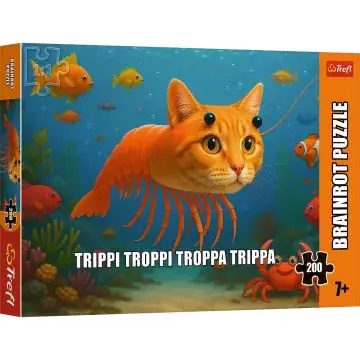 Biztonságos vásárlás Trefl Brainrot Trippi Troppi Troppa Trippa - 200 darabos puzzle