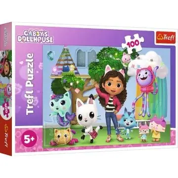 Trefl Gabi babaháza, Együtt a csapat - 100 darabos puzzle Outlet